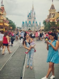 Christina Evangeline Daughter at Disney